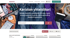 Desktop Screenshot of karisto.sharetribe.com