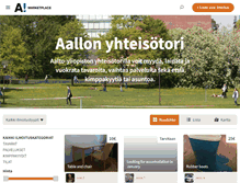 Tablet Screenshot of aalto.sharetribe.com
