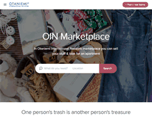 Tablet Screenshot of oin.sharetribe.com